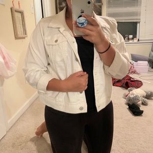 White Jean Jacket